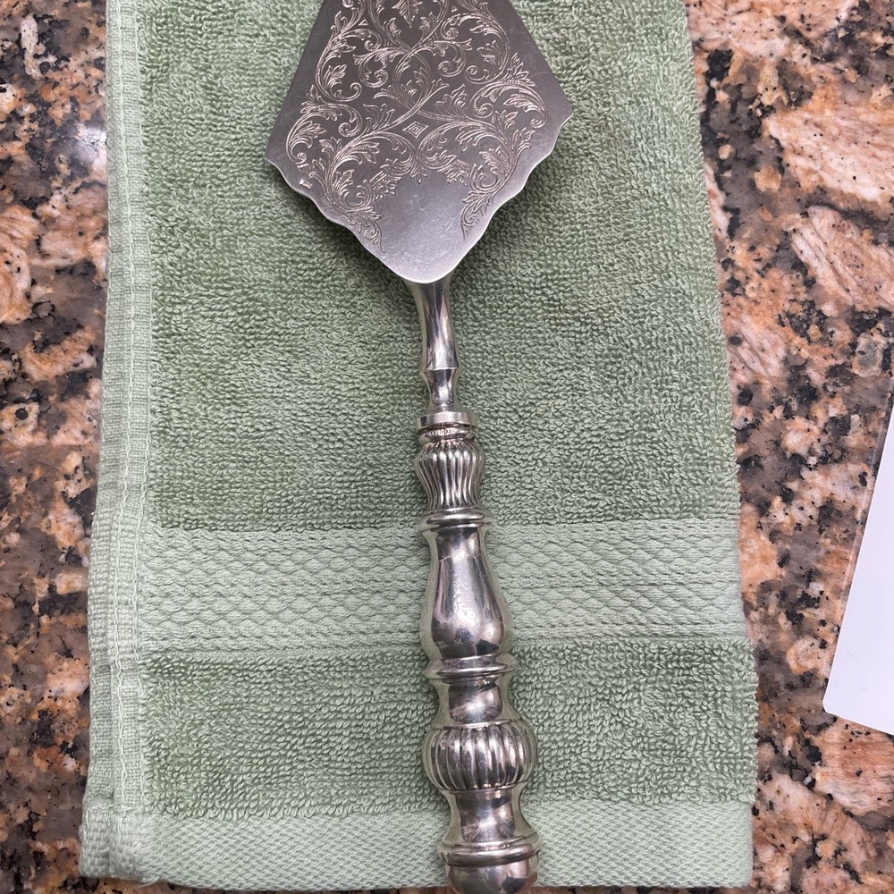 Vintage Sterling silver serving piece- reduced -European - Picture 8 of 10